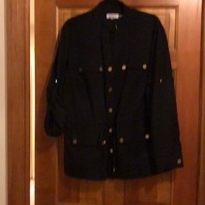 Calvin Kline black single button jacket